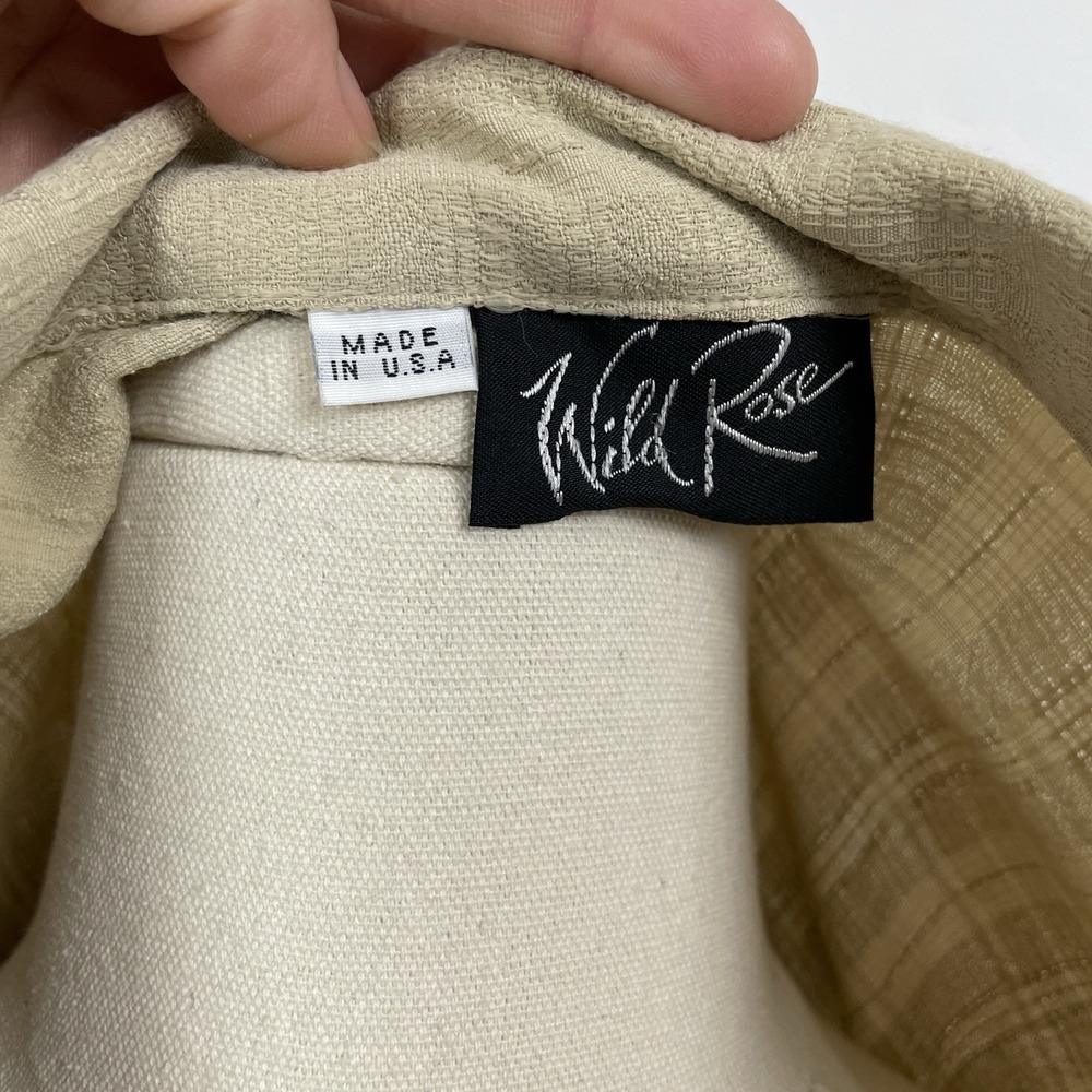 NWT VTG Wild Rose Duster Cardigan Maxi Dress Womens L/XL 18 Knitwear Button Slit - Picture 8 of 16